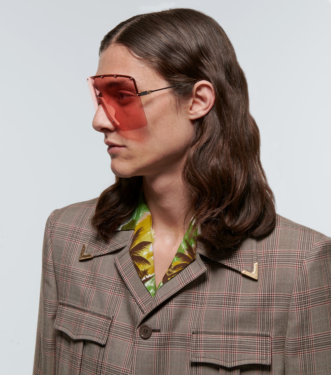 Mask-frame sunglasses | Gucci