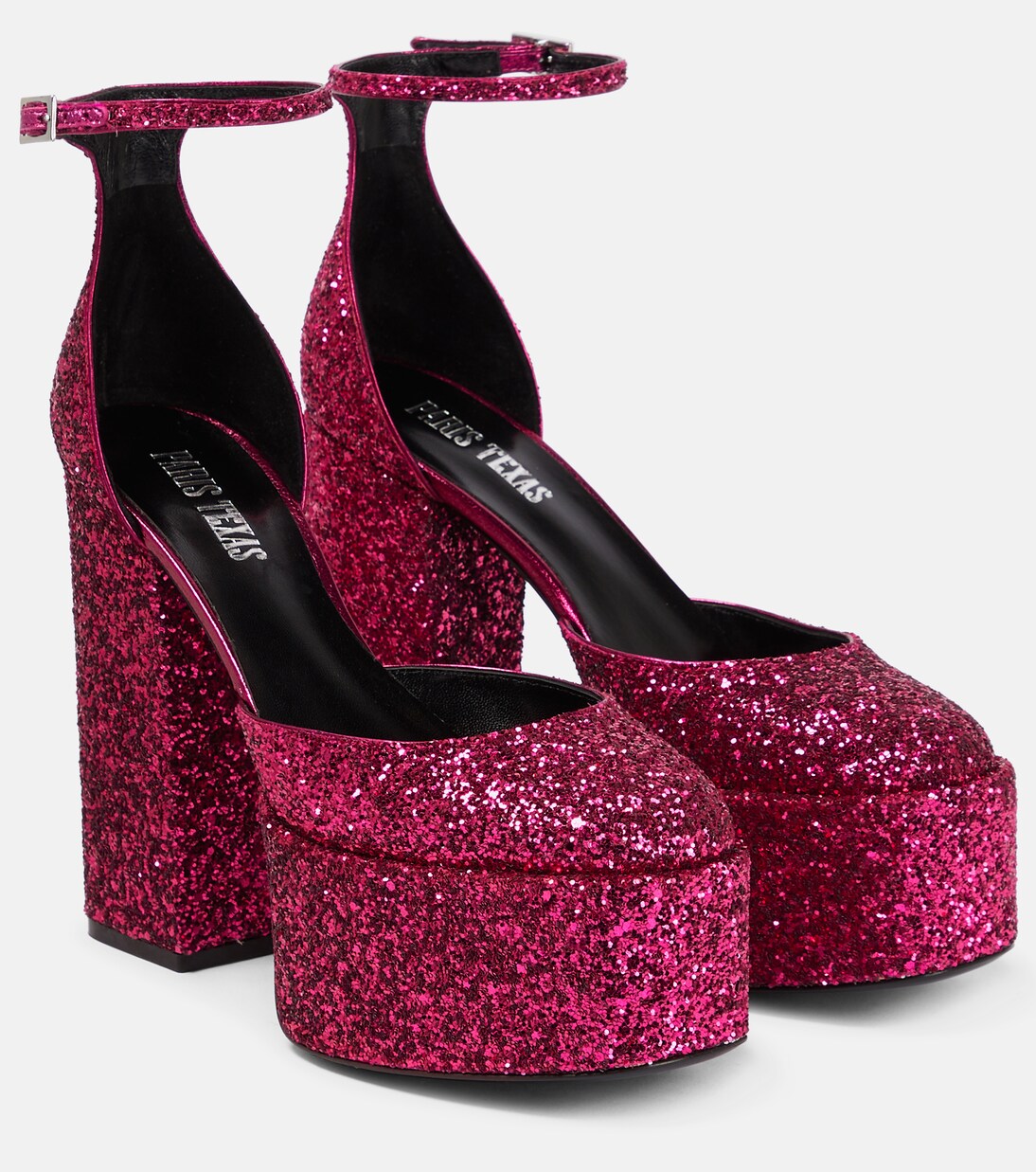 Dalilah glitter platform pumps | Paris Texas