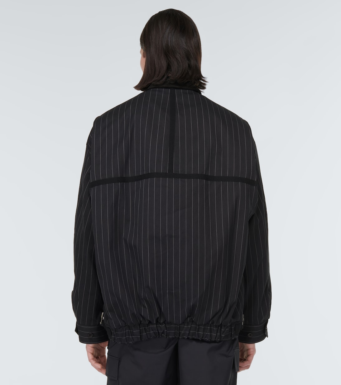 Chaqueta de algodón a rayas | Sacai