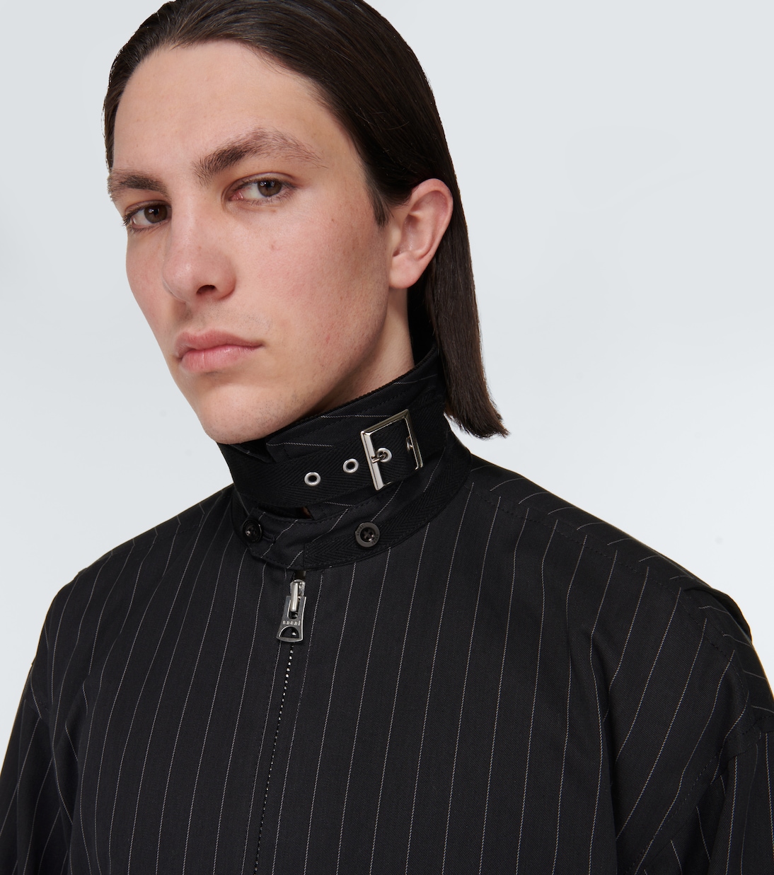Chaqueta de algodón a rayas | Sacai