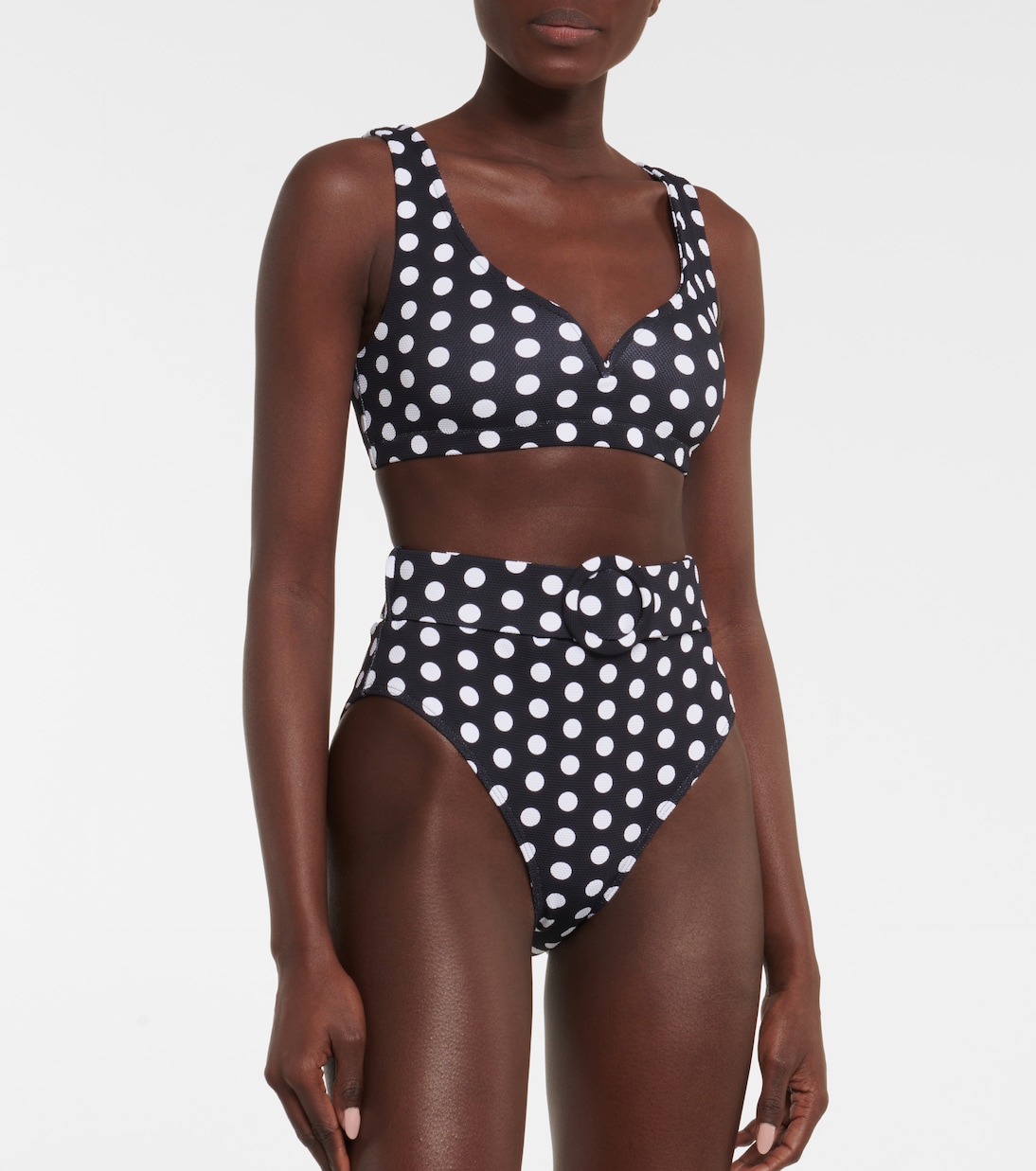 Kamala polka-dot bikini top | Alexandra Miro