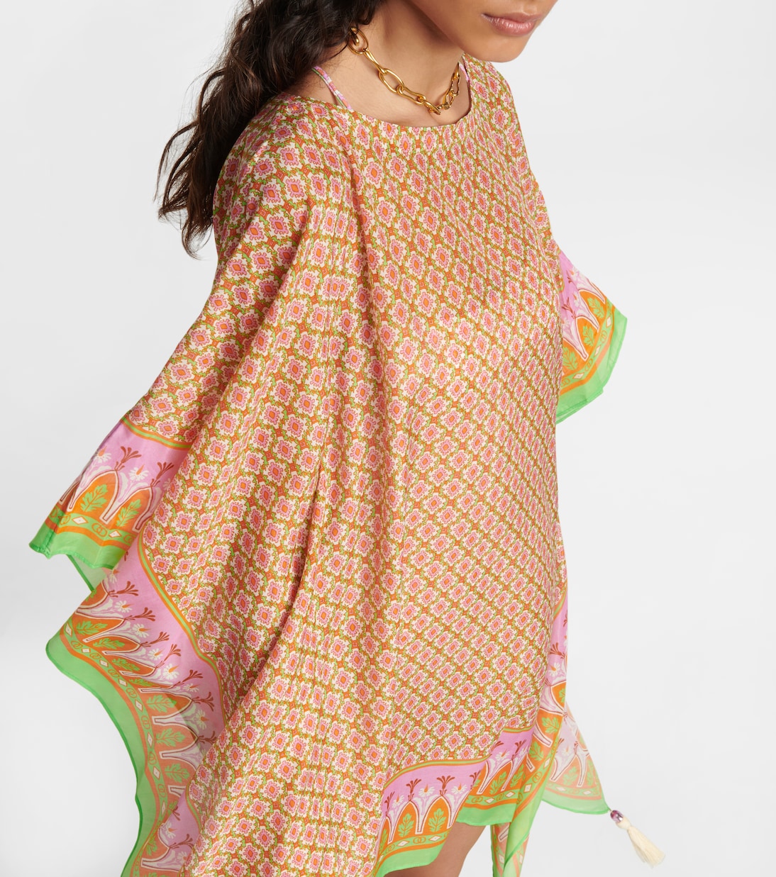 Cover-up de algodón y seda | Tory Burch
