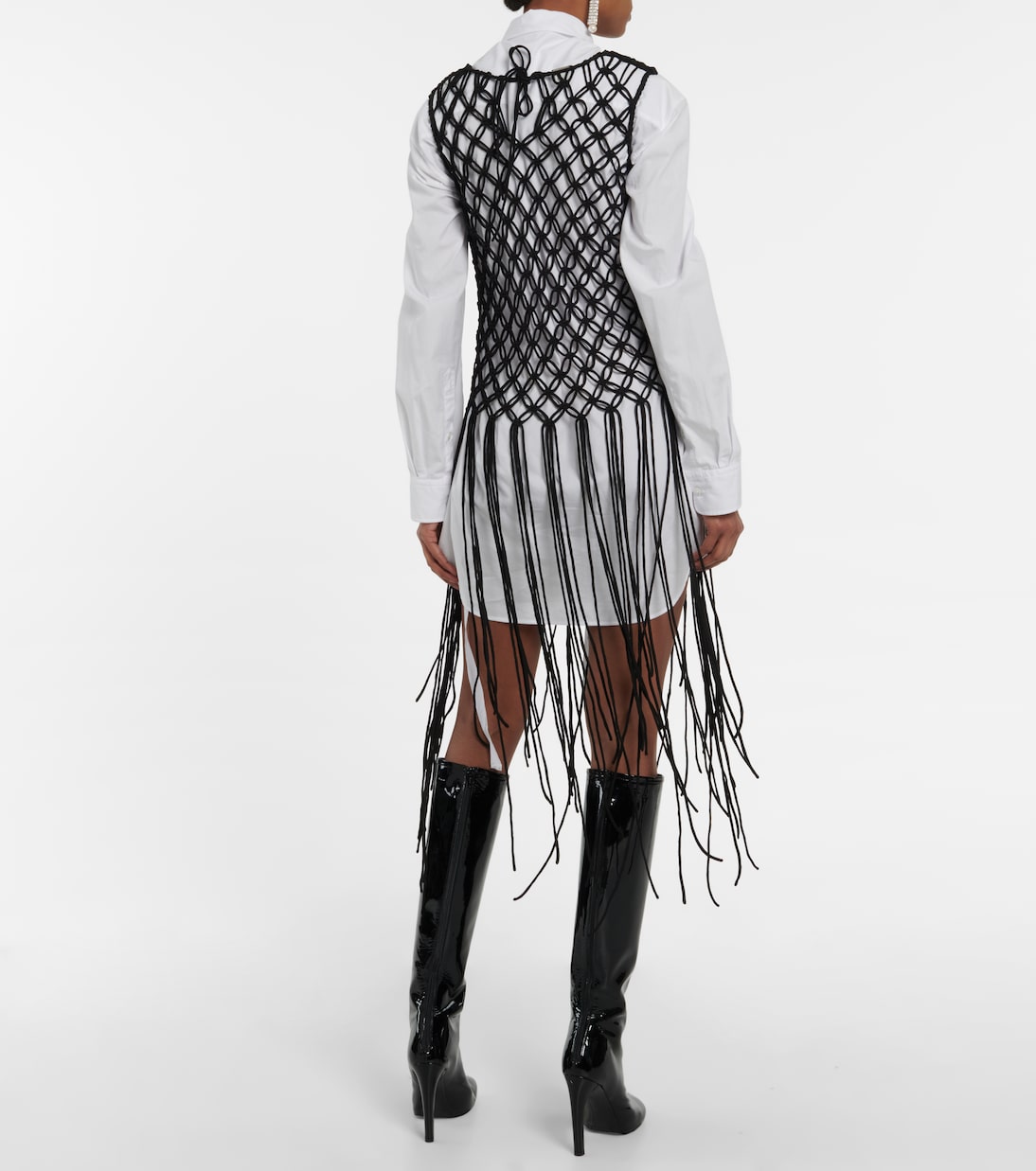 Fringed woven top | Dries Van Noten
