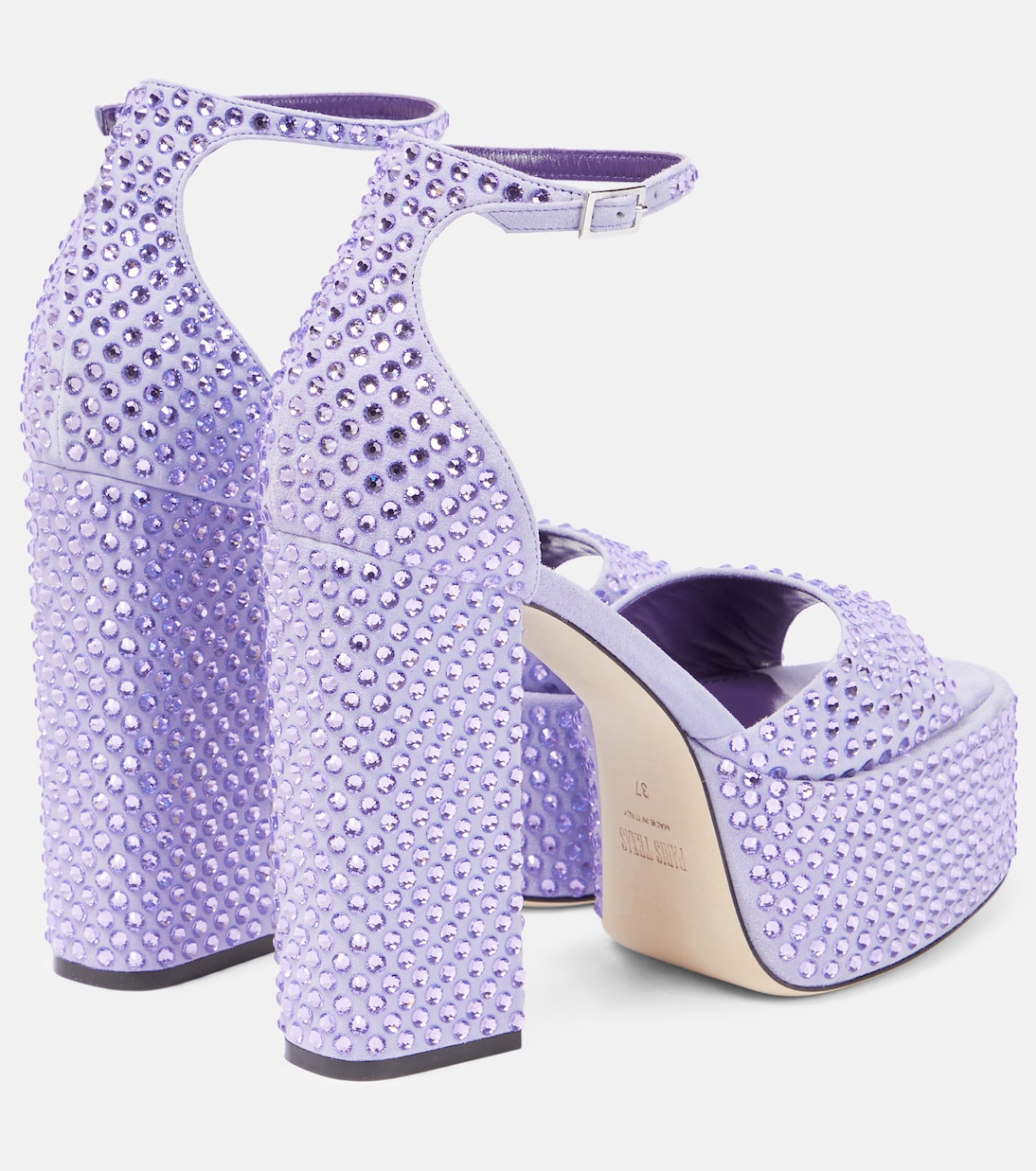 Holly Tatiana embellished leather platform sandals | Paris Texas