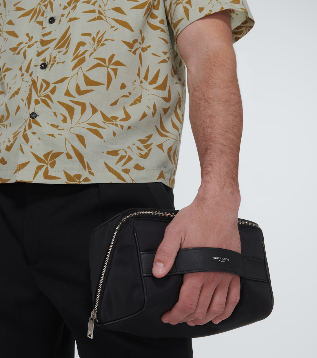 Bustina con pelle | Saint Laurent