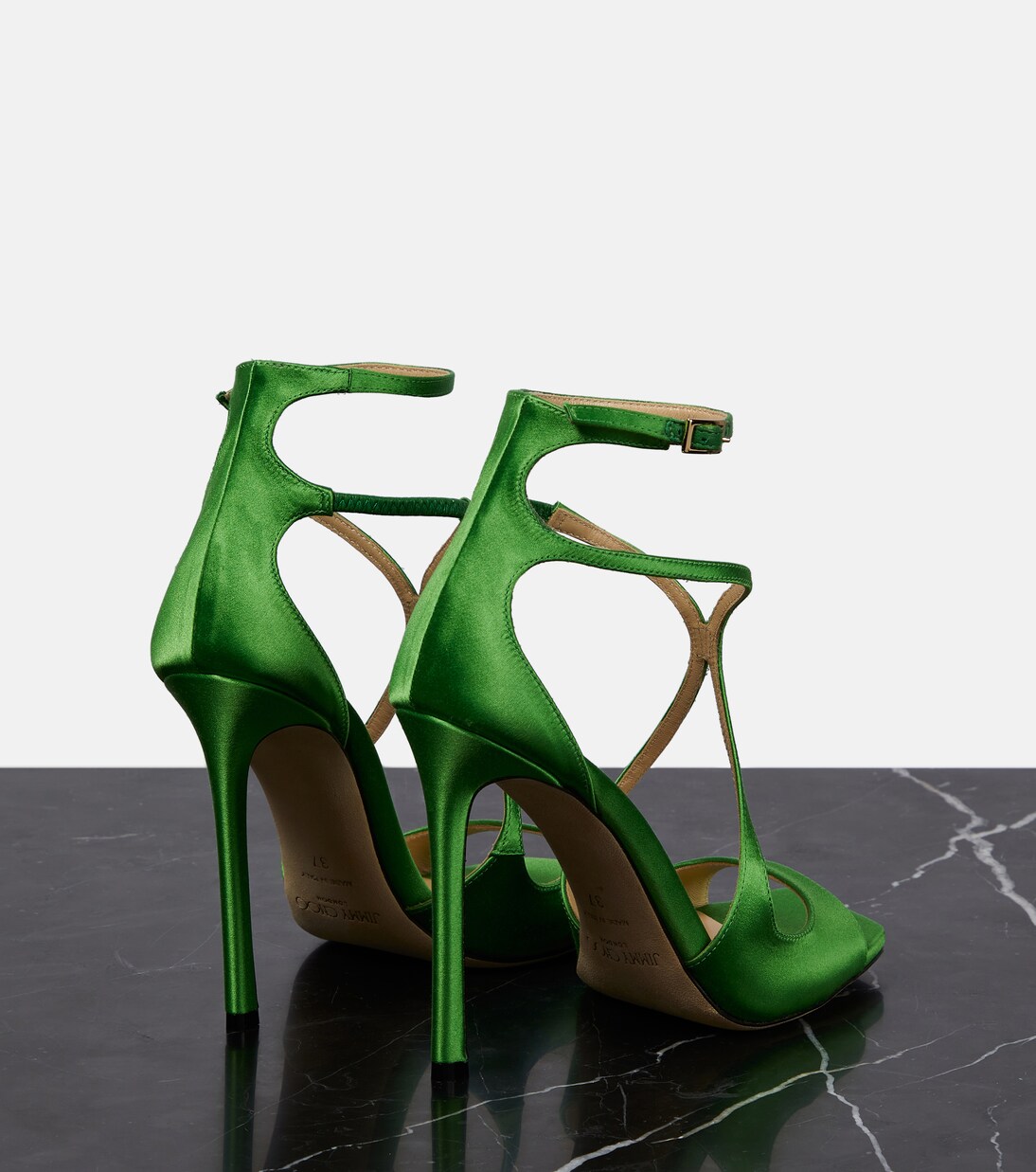 Sandali Azia 110 in raso | Jimmy Choo
