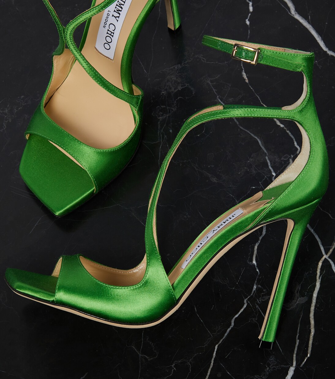 Sandali Azia 110 in raso | Jimmy Choo