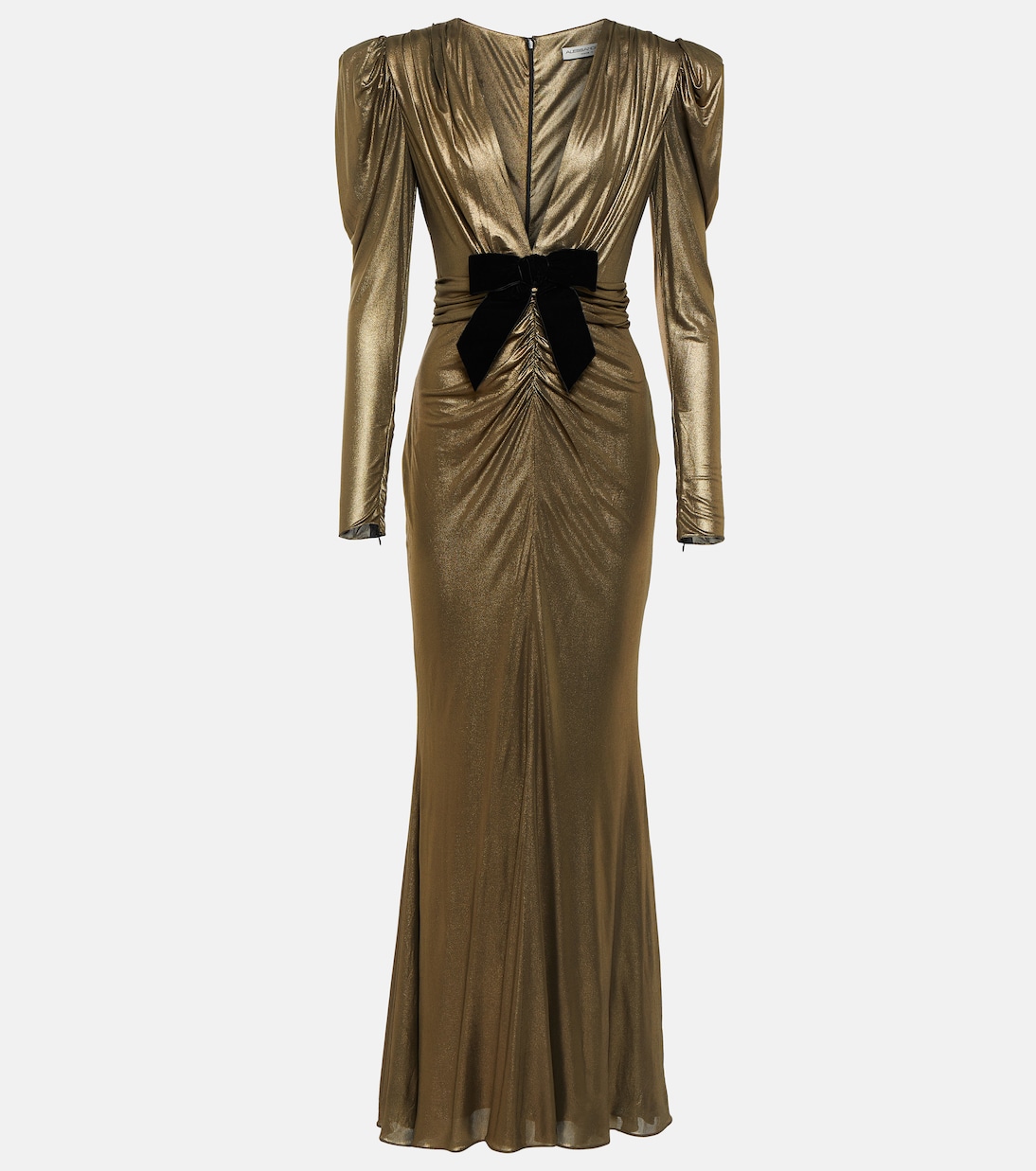 Embellished metallic gown | Alessandra Rich