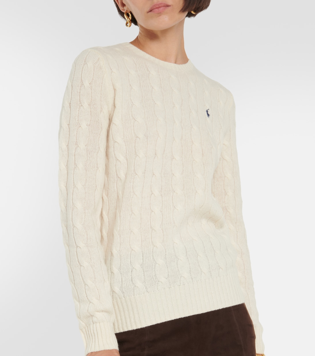 Jersey de punto grueso Polo Ralph Lauren en lana y cachemira para jóvenes