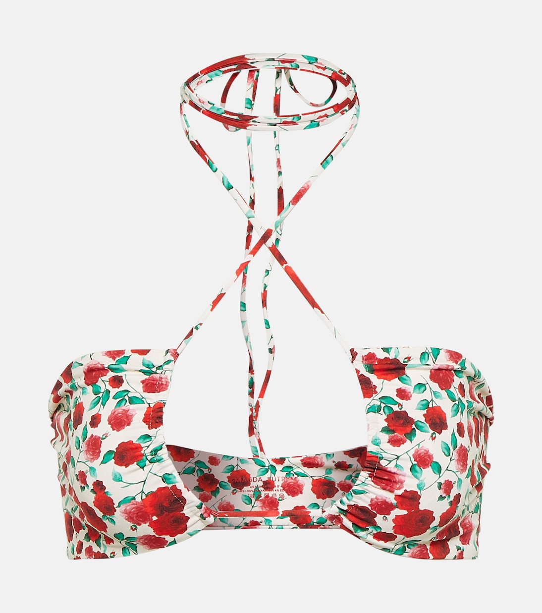 Bedrucktes Bikini-Oberteil | Magda Butrym