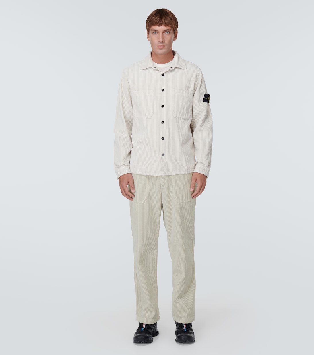 Pantaloni regular in velluto a coste | Stone Island