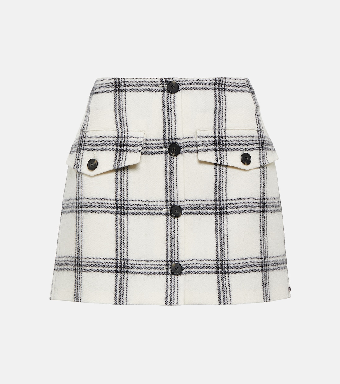 Mini-jupe Ocroma en laine à carreaux | Sportmax