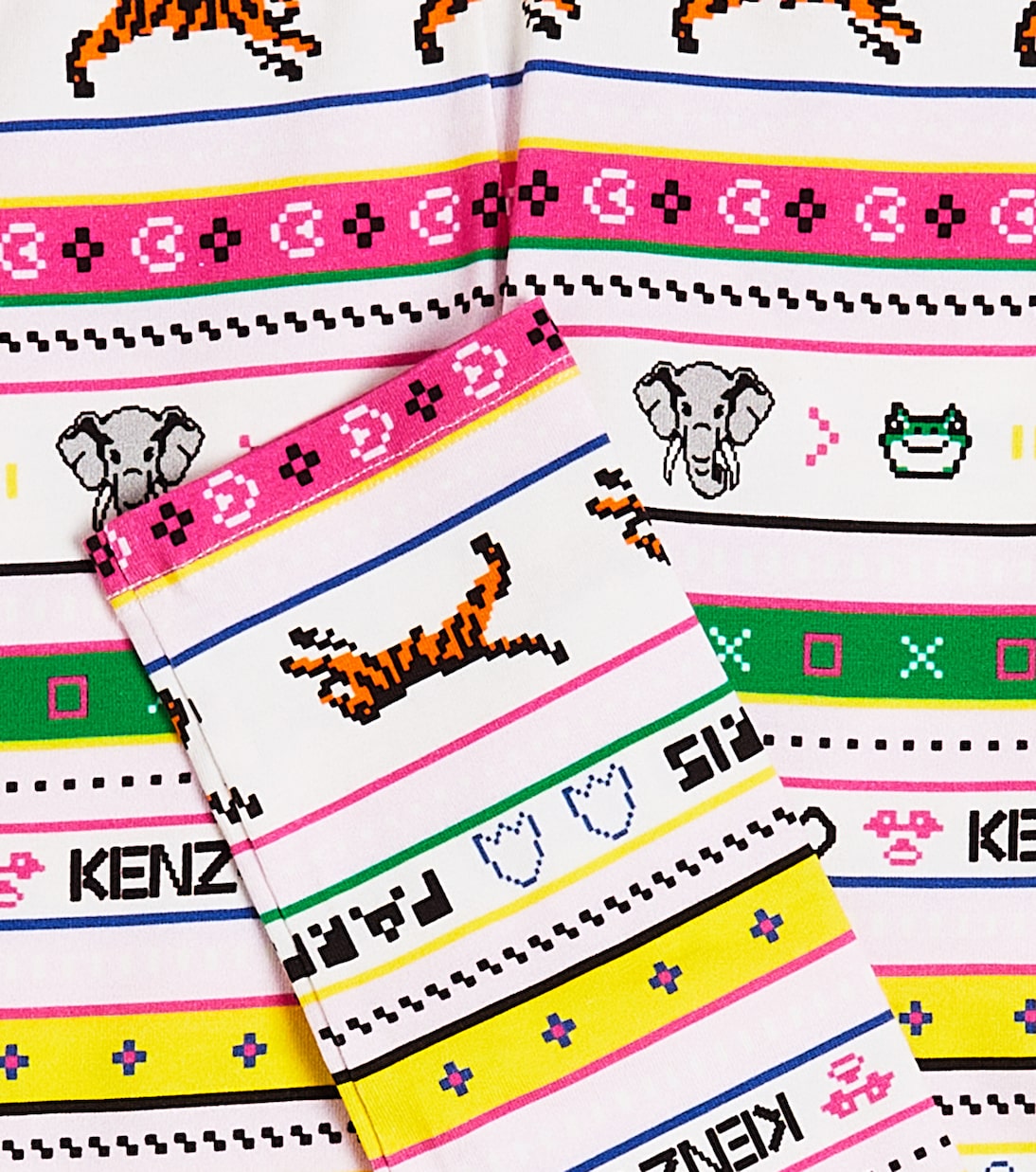 Printed cotton leggings | Kenzo Kids