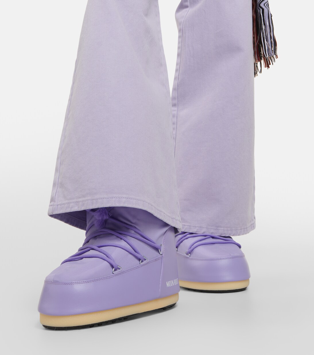 Snow boots Moon Boot Purple size 39 EU in Rubber - 50936661