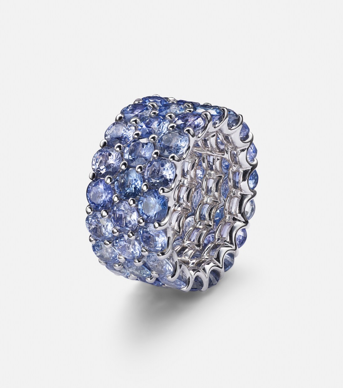 Bague en or blanc 18 ct et saphirs | Bucherer Fine Jewellery