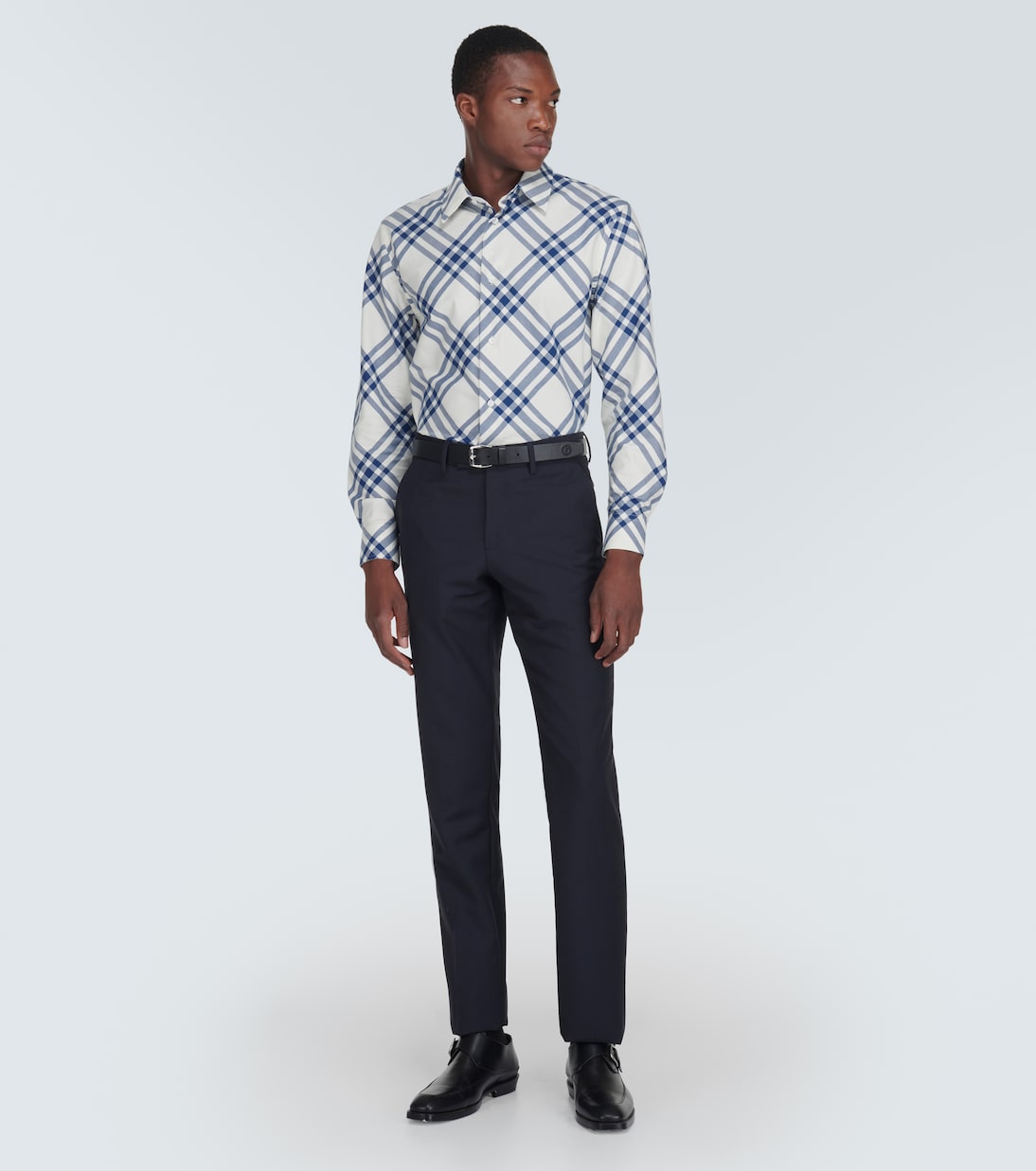 Camicia in flanella di cotone a quadri | Burberry