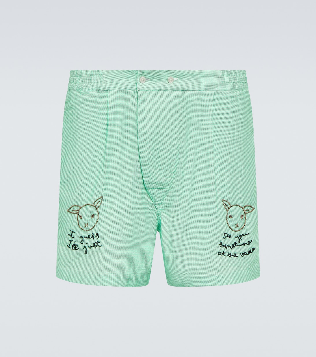 Shorts See You At The Barn in cotone | Bode