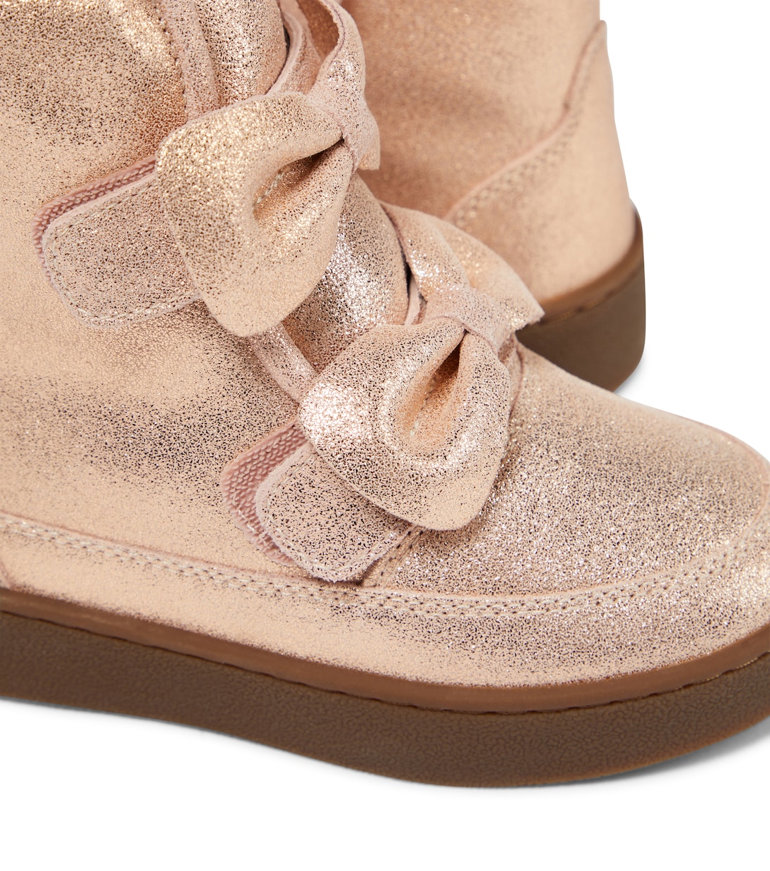 Isa Exclusive Lining metallic leather boots | Donsje