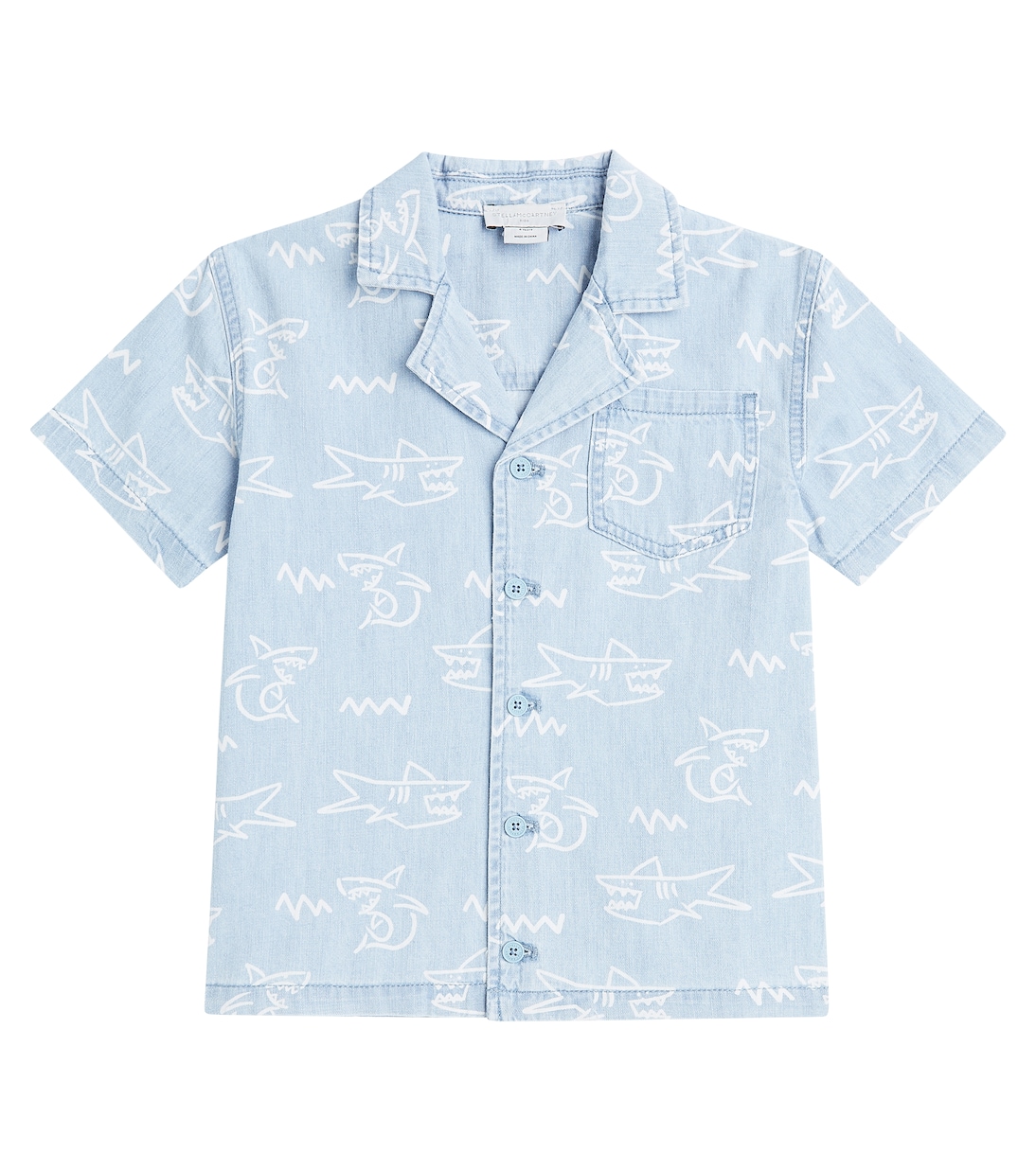 Camisa de denim estampada | Stella McCartney Kids
