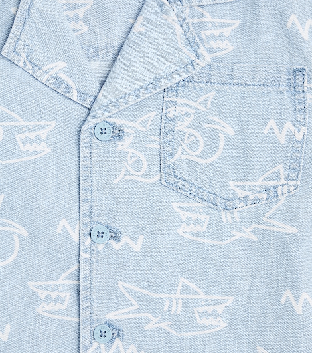 Camisa de denim estampada | Stella McCartney Kids
