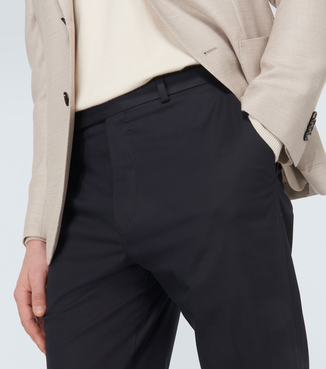 Gerade Hose aus einem Baumwollgemisch | Zegna