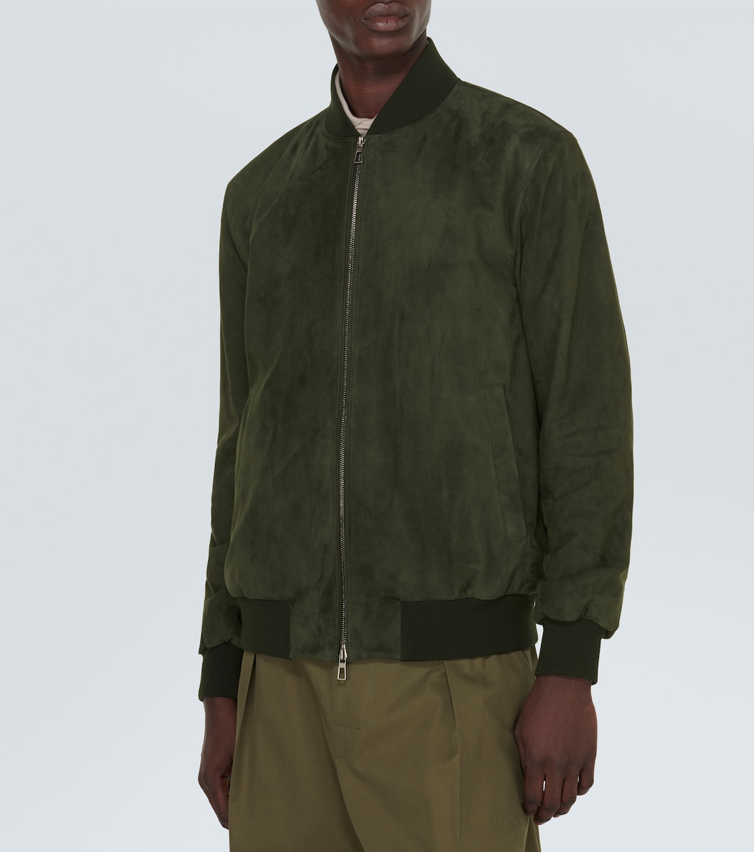 Bomberjacke aus Veloursleder | Loro Piana