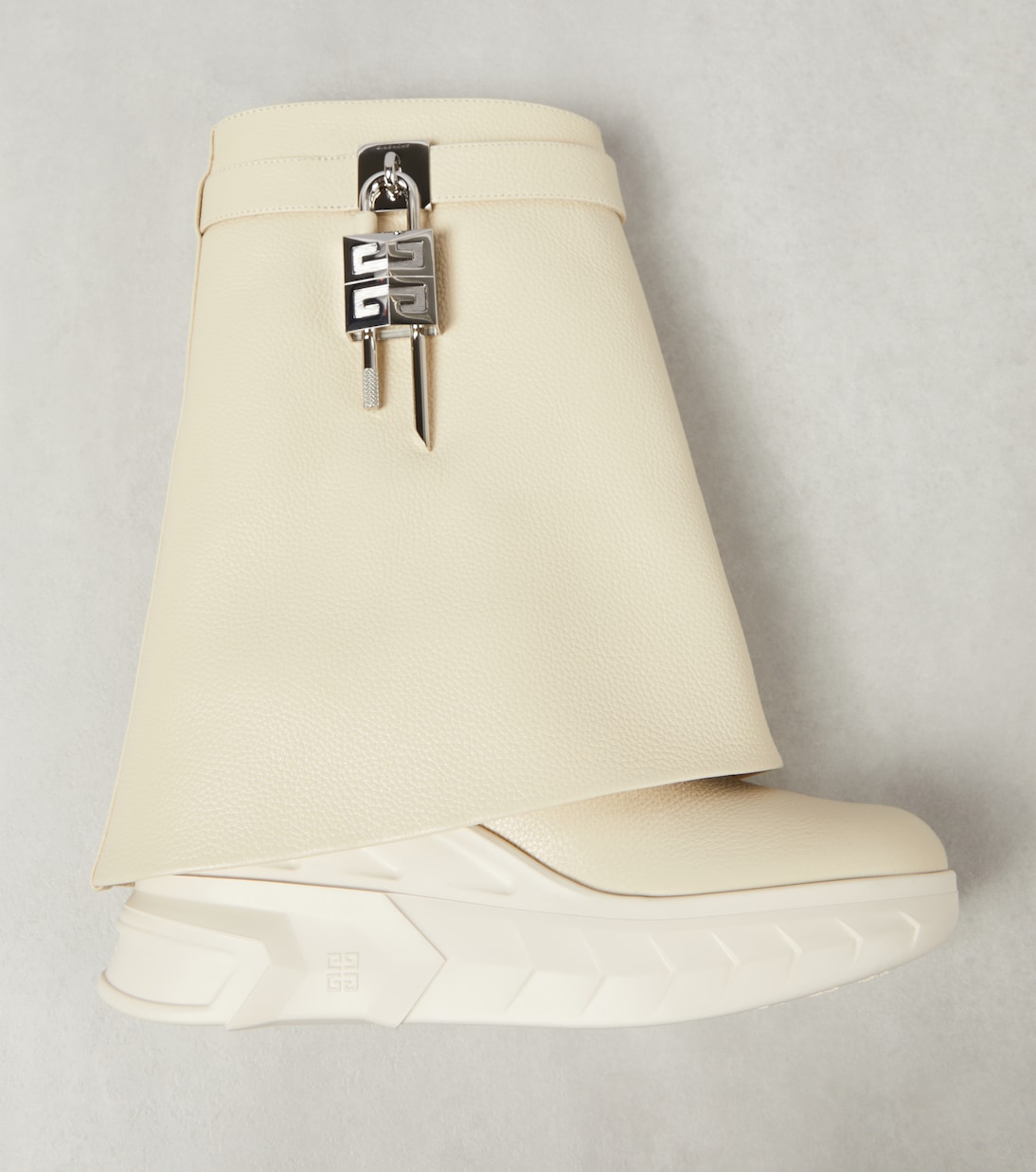 Bottines Shark Lock Biker en cuir | Givenchy