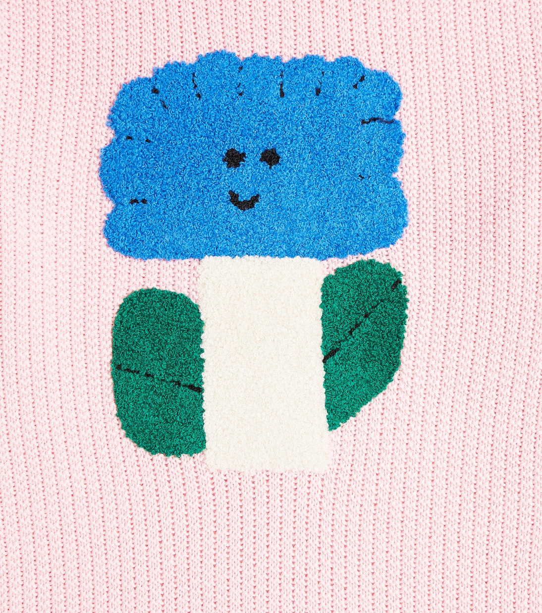 Pullover Big Flower in cotone con intarsio | Jellymallow