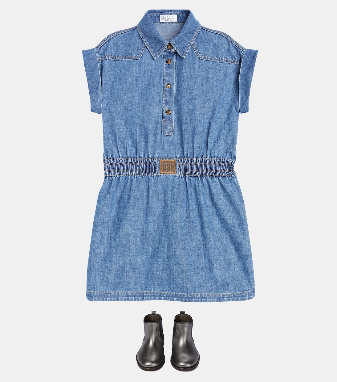 Jeanskleid | Brunello Cucinelli Kids