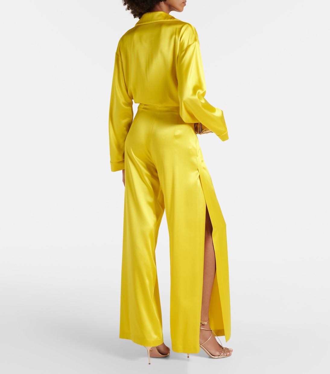 Pantaloni a gamba larga Fiesta in seta | Max Mara