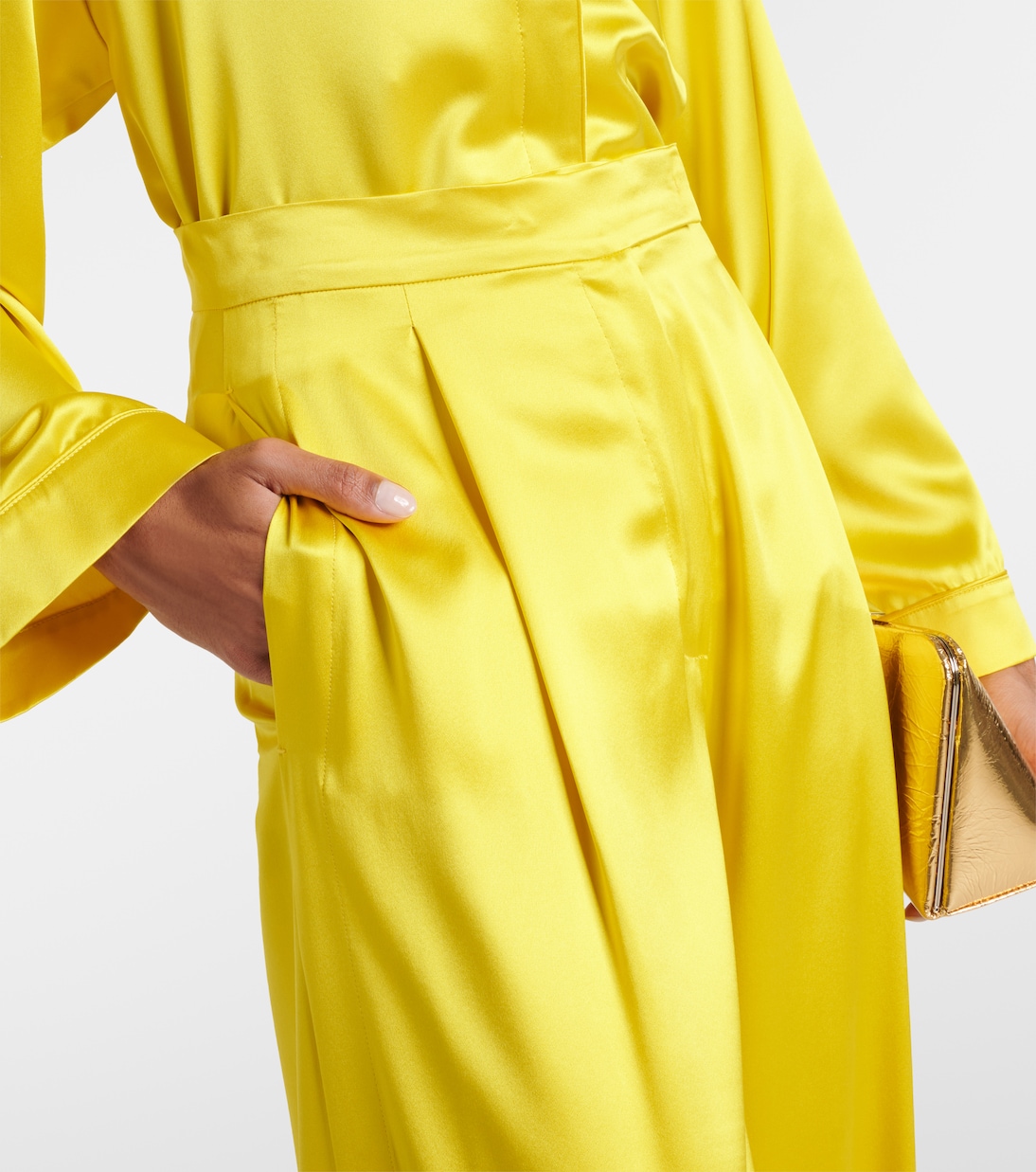 Pantaloni a gamba larga Fiesta in seta | Max Mara