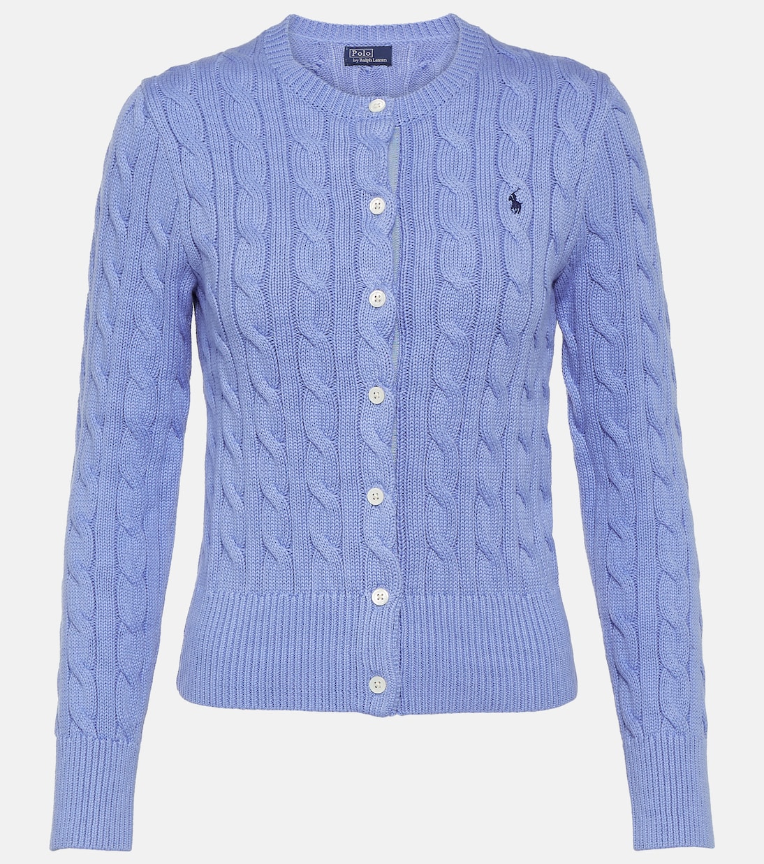 Cable-knit cotton cardigan | Polo Ralph Lauren