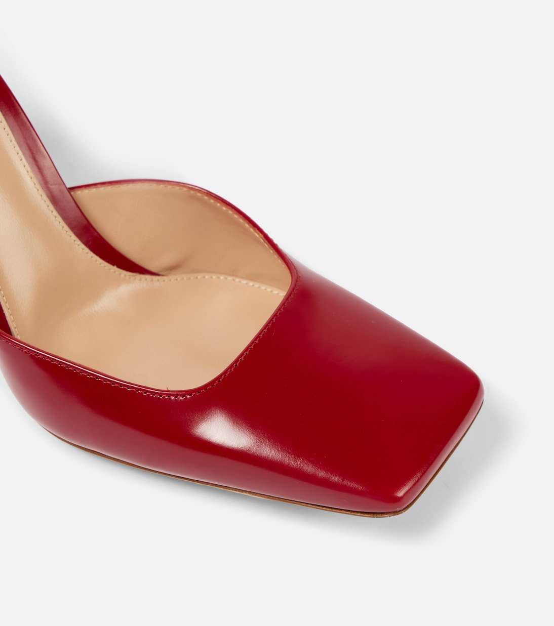Casey leather d'Orsay pumps in red - Gianvito Rossi | Mytheresa