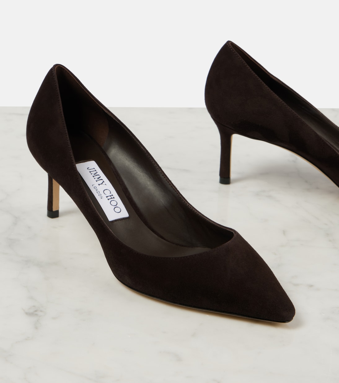 Escarpins Romy 60 en daim | Jimmy Choo