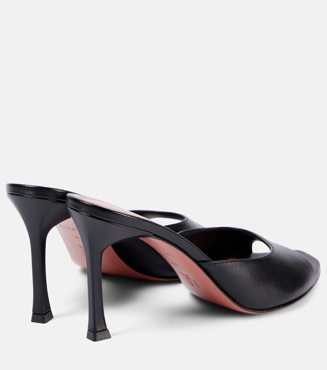 Mules Alexa 90 in pelle | Amina Muaddi