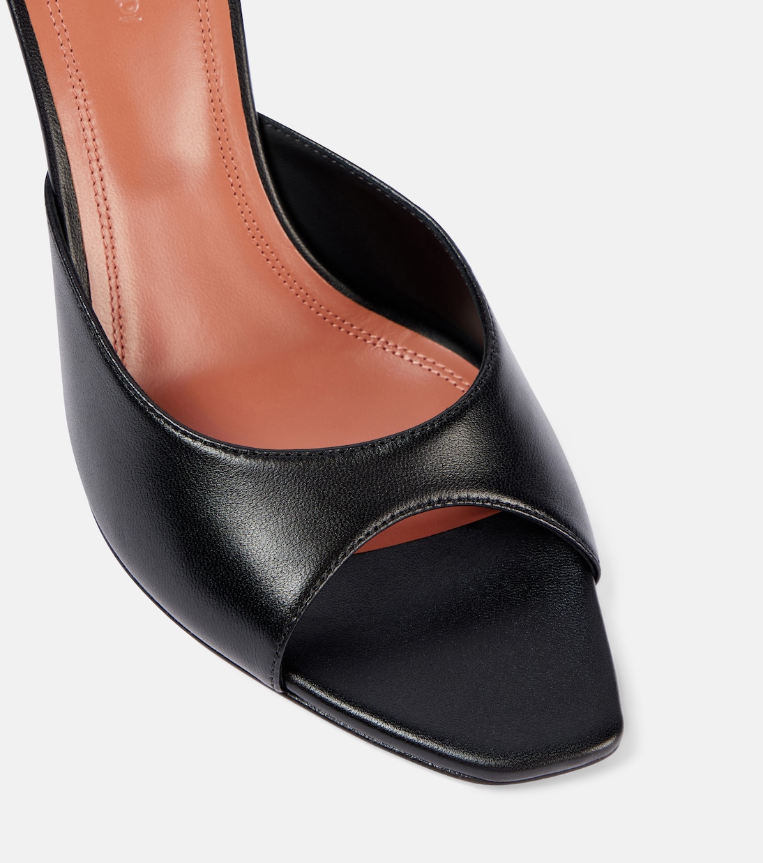 Mules Alexa 90 in pelle | Amina Muaddi