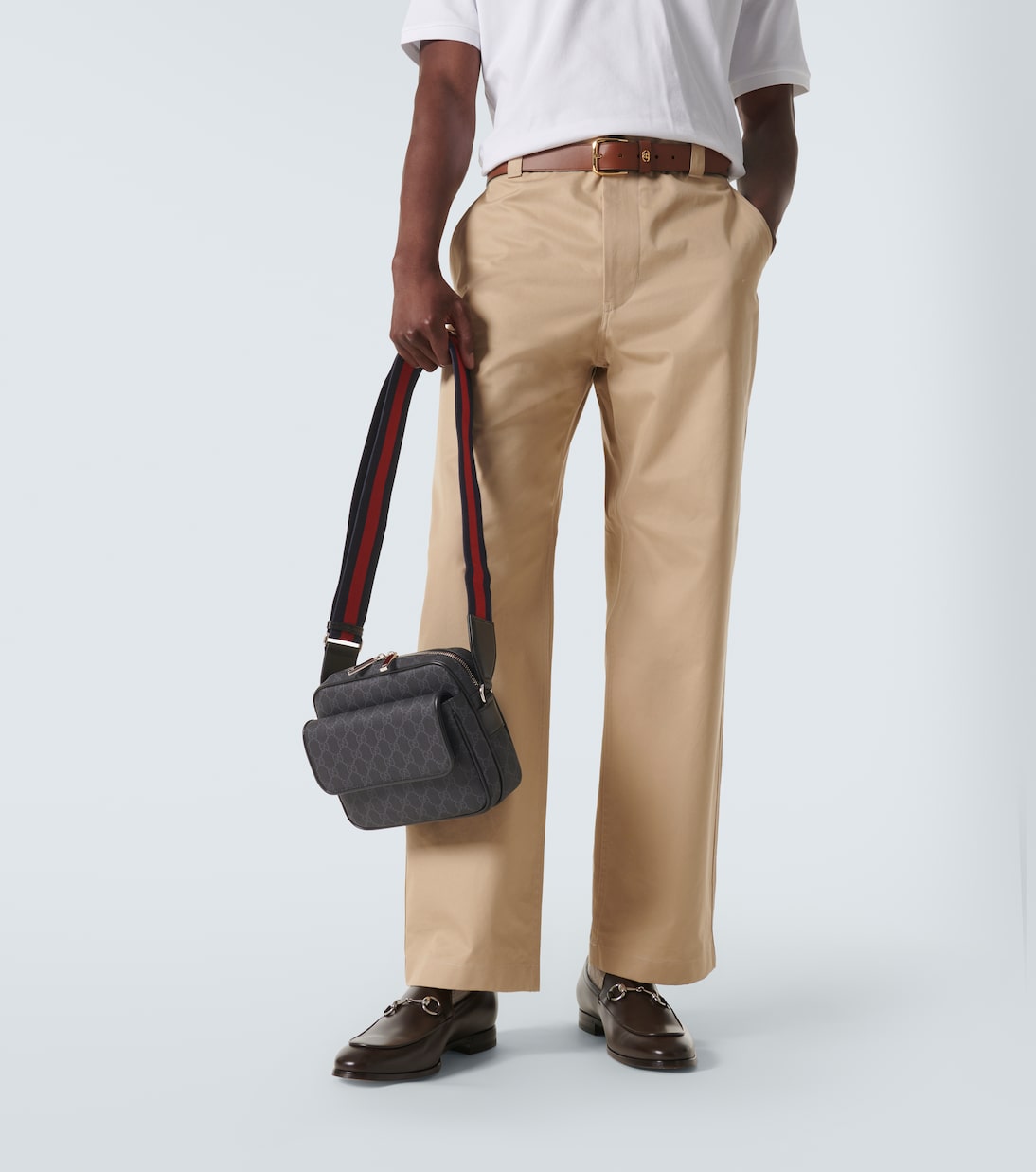 Borsa a tracolla GG Supreme Small in similpelle | Gucci