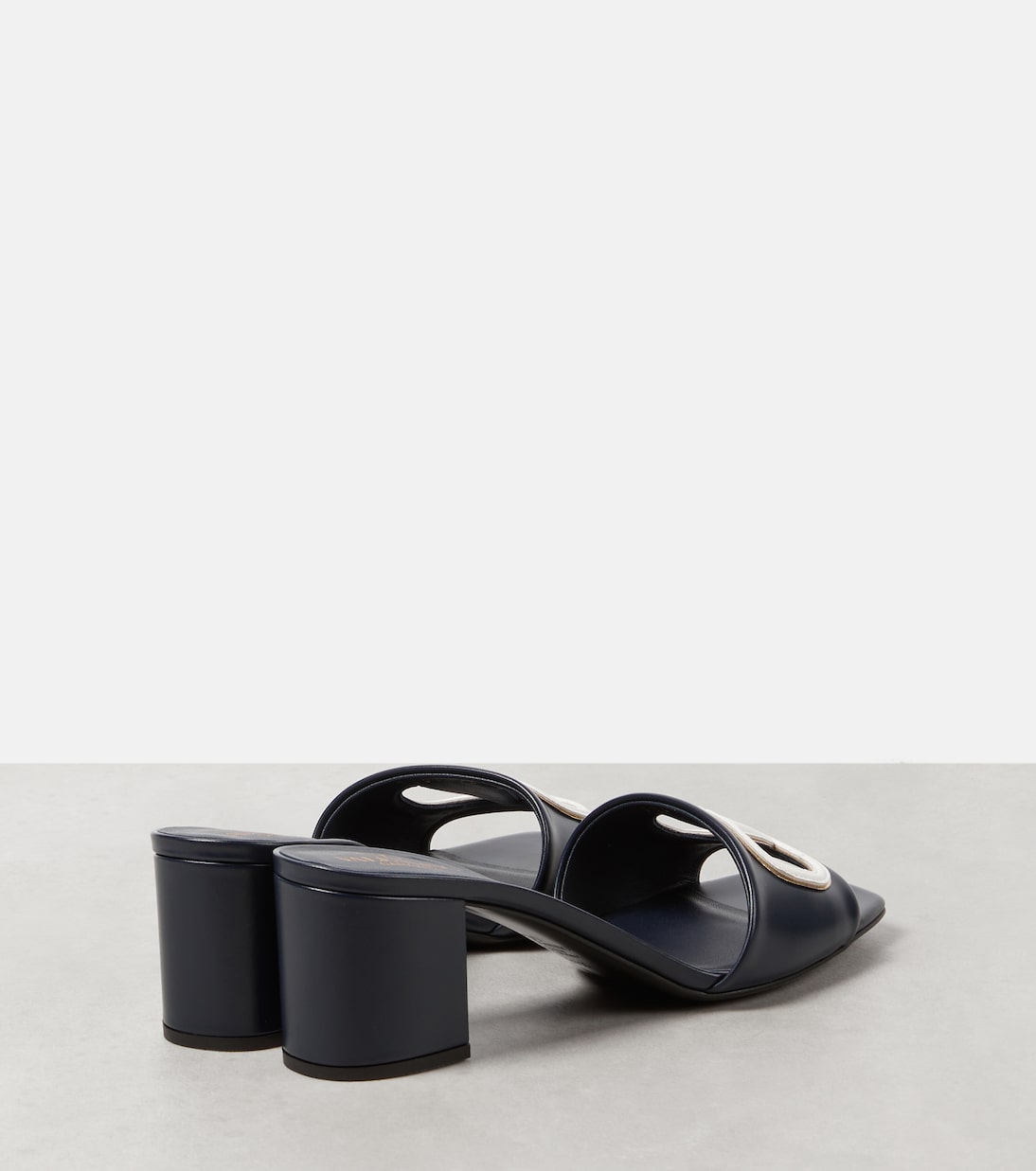 Pantoletten VLogo Signature 60 aus Leder | Valentino Garavani