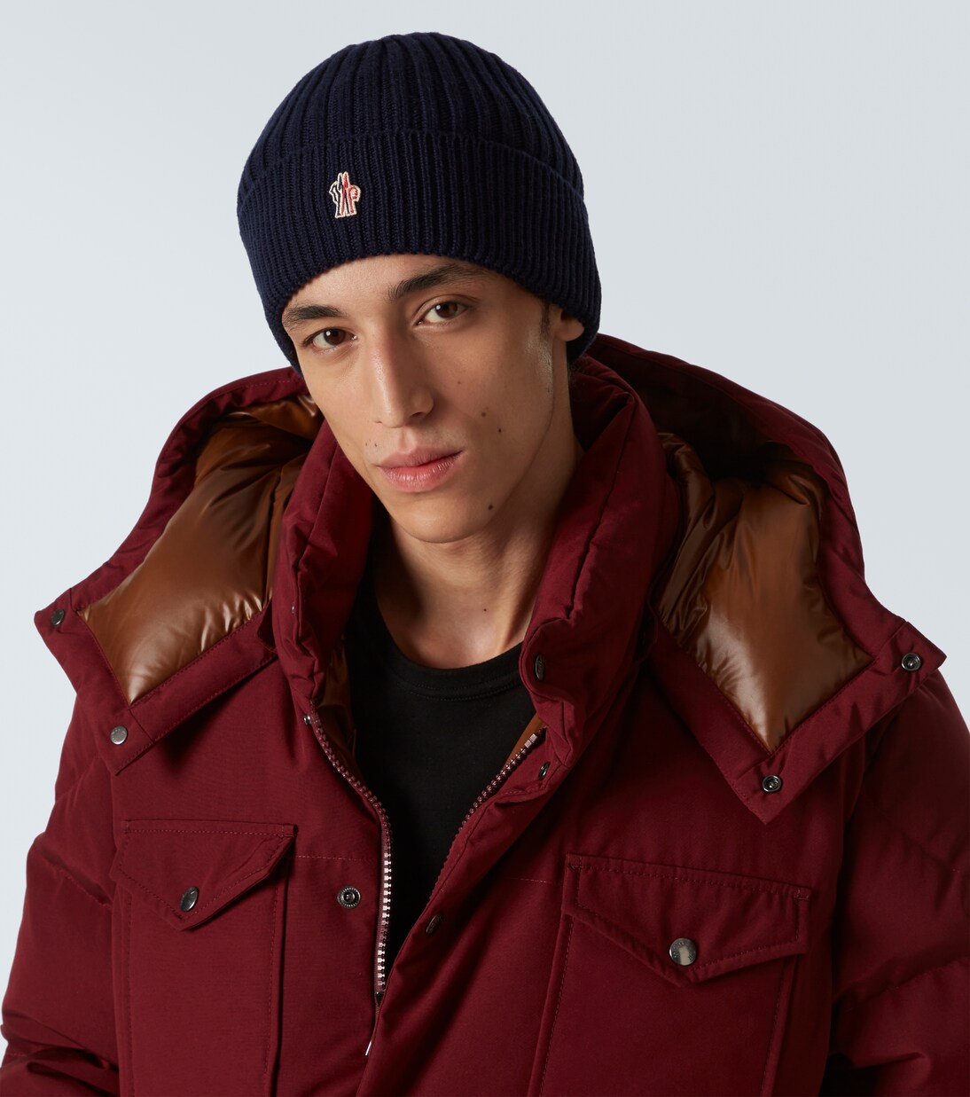 Logo virgin wool beanie | Moncler Grenoble