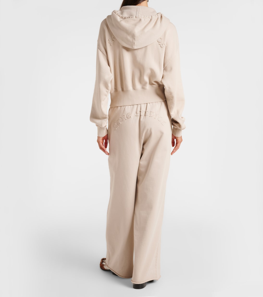 Sudadera con capucha de algodón bordada | Acne Studios