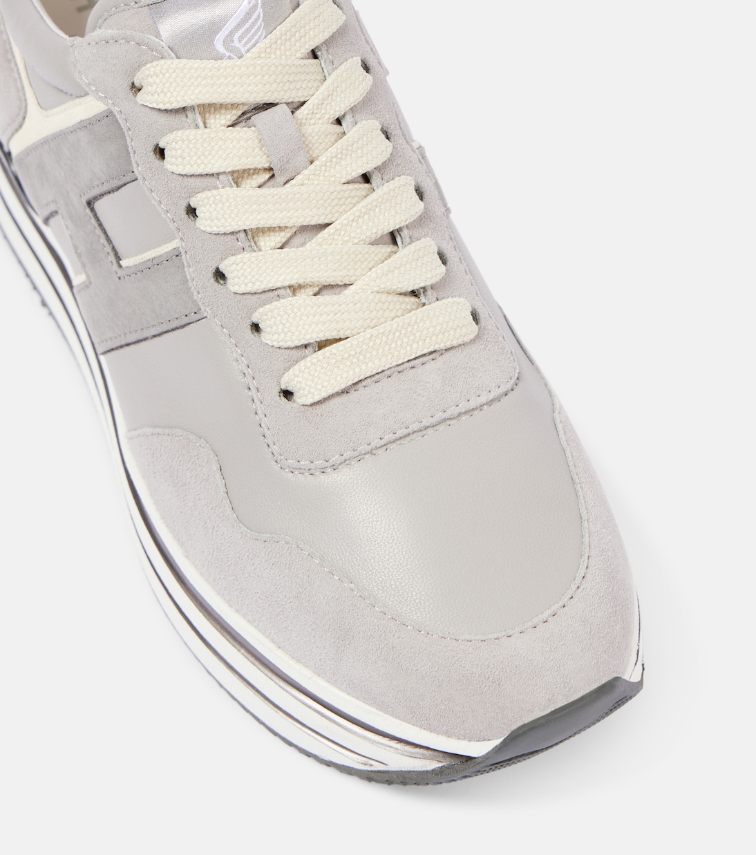 Sneakers Midi H222 in suede con platform | Hogan