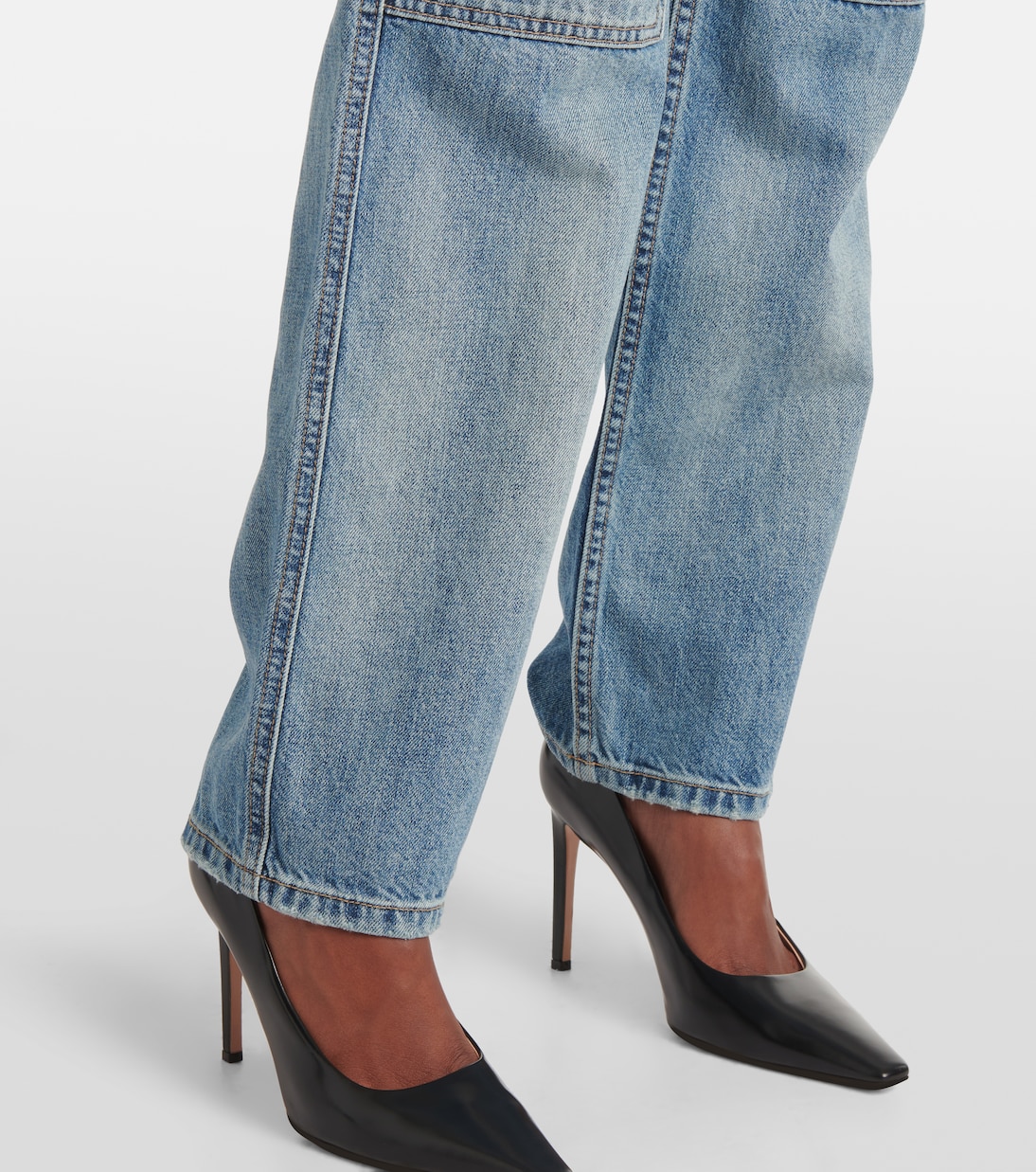 Jeans rectos Welder de tiro medio | Nili Lotan