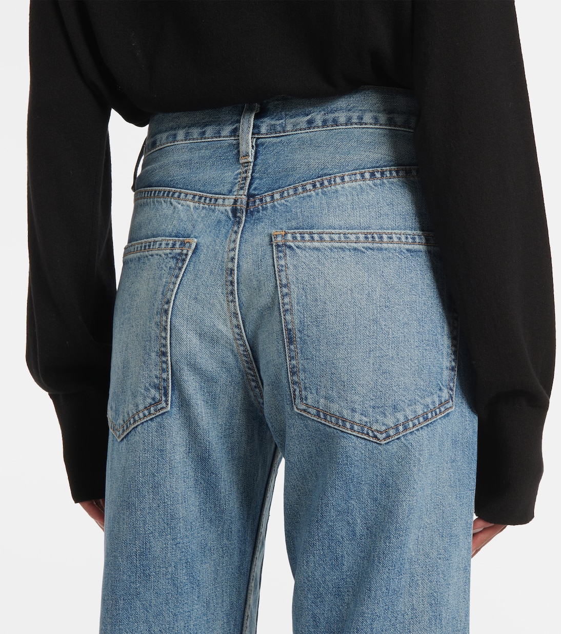 Jeans rectos Welder de tiro medio | Nili Lotan