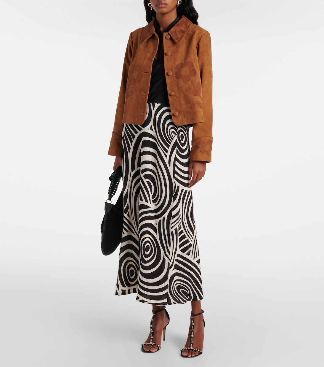 Dionne appliqué suede jacket | Rixo