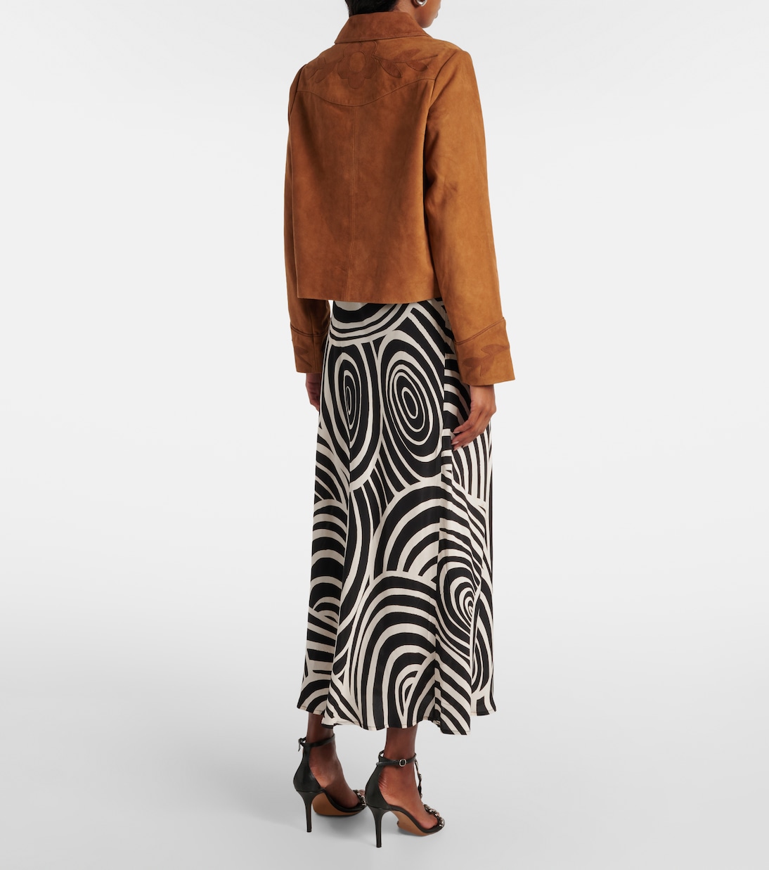 Dionne appliqué suede jacket | Rixo