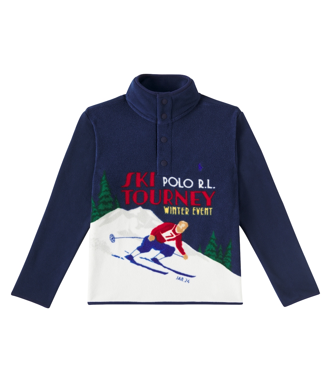 Ski-Midlayer aus Fleece | Polo Ralph Lauren Kids