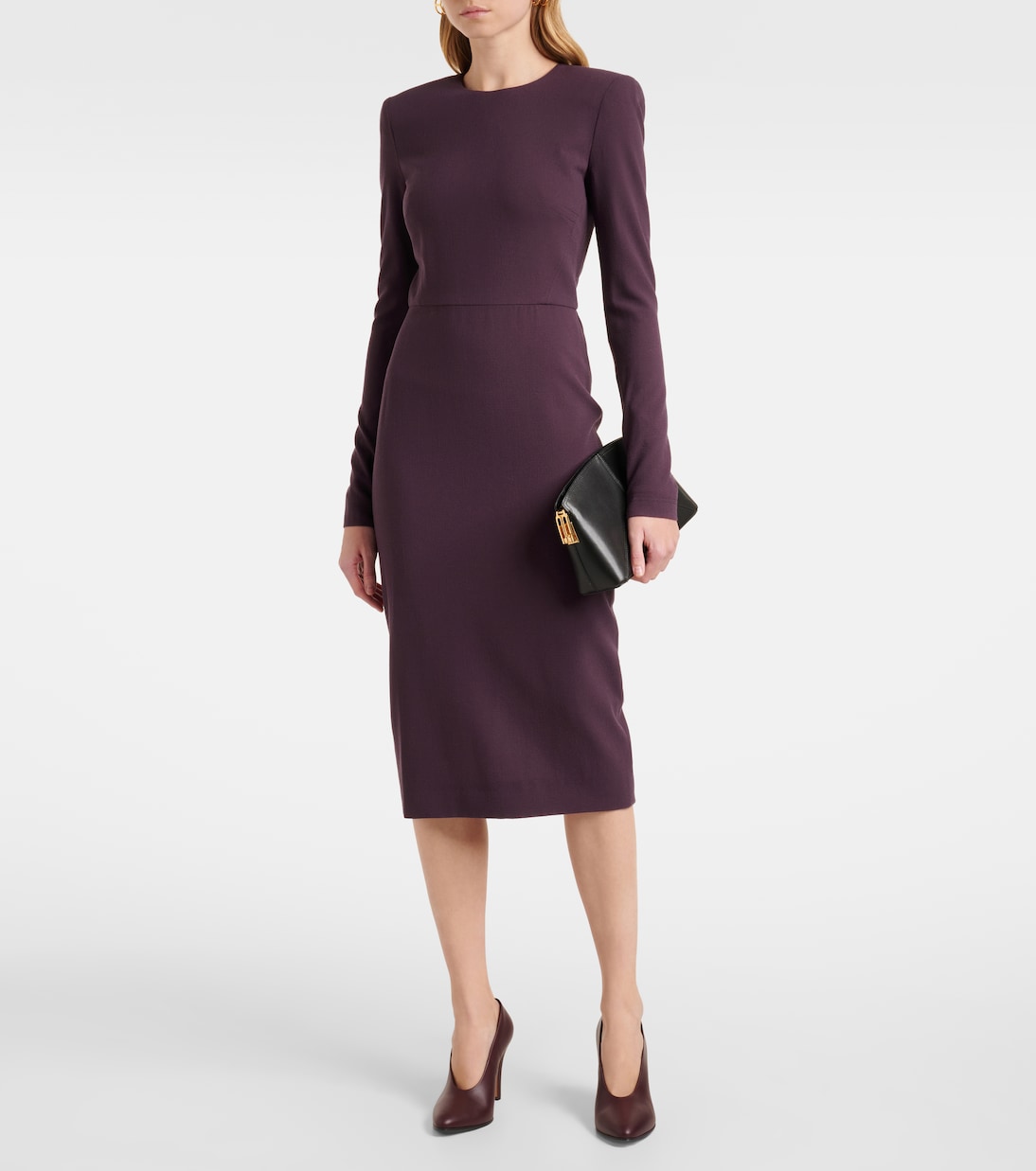 Wool-blend midi dress | Victoria Beckham