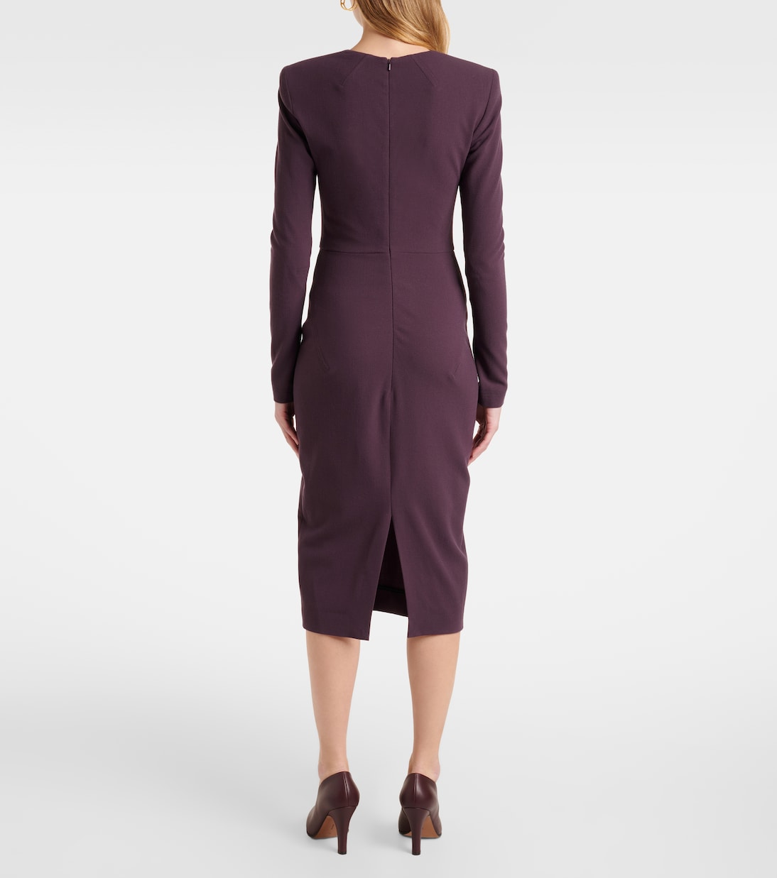 Wool-blend midi dress | Victoria Beckham