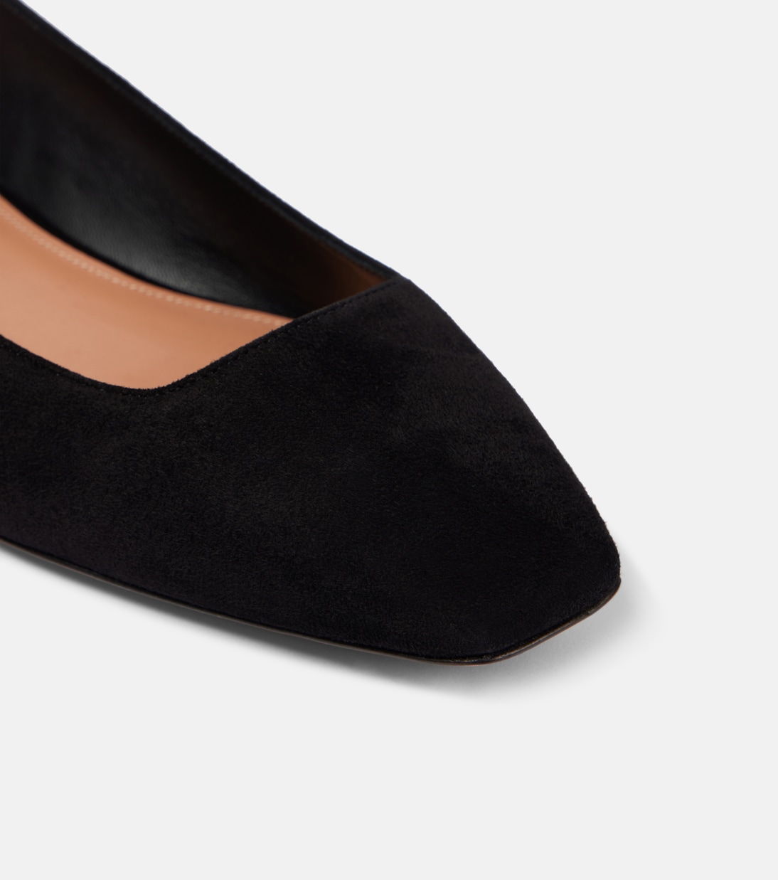 Very Bow Tie suede ballet flats | Aquazzura