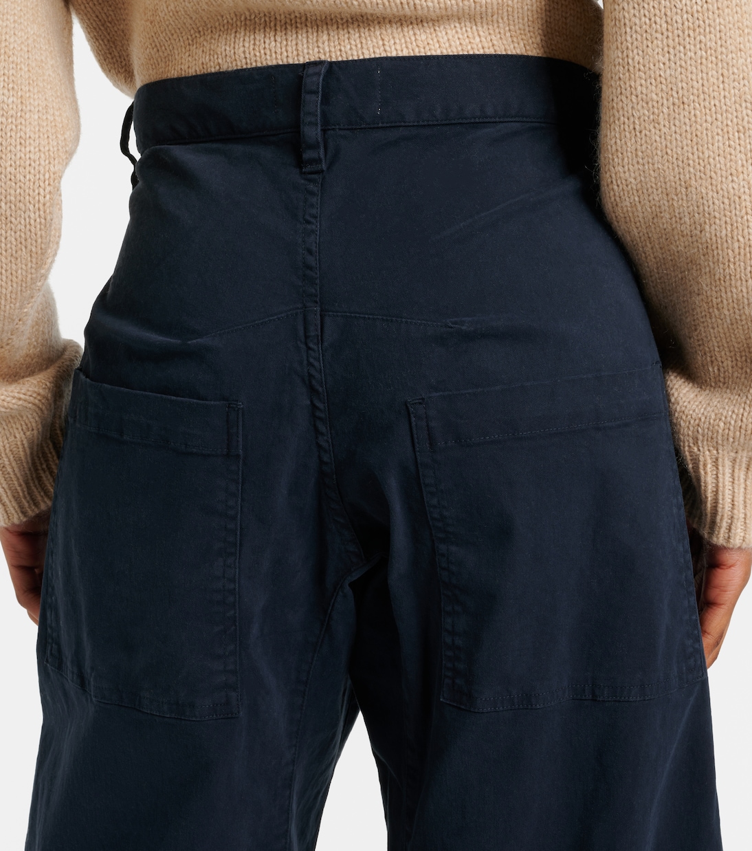 Pantaloni a gamba larga Shon in twill | Nili Lotan